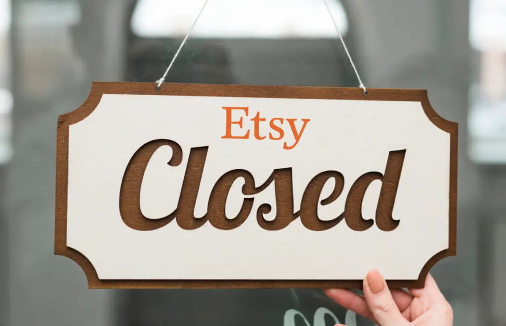 how to close a shop on etsy