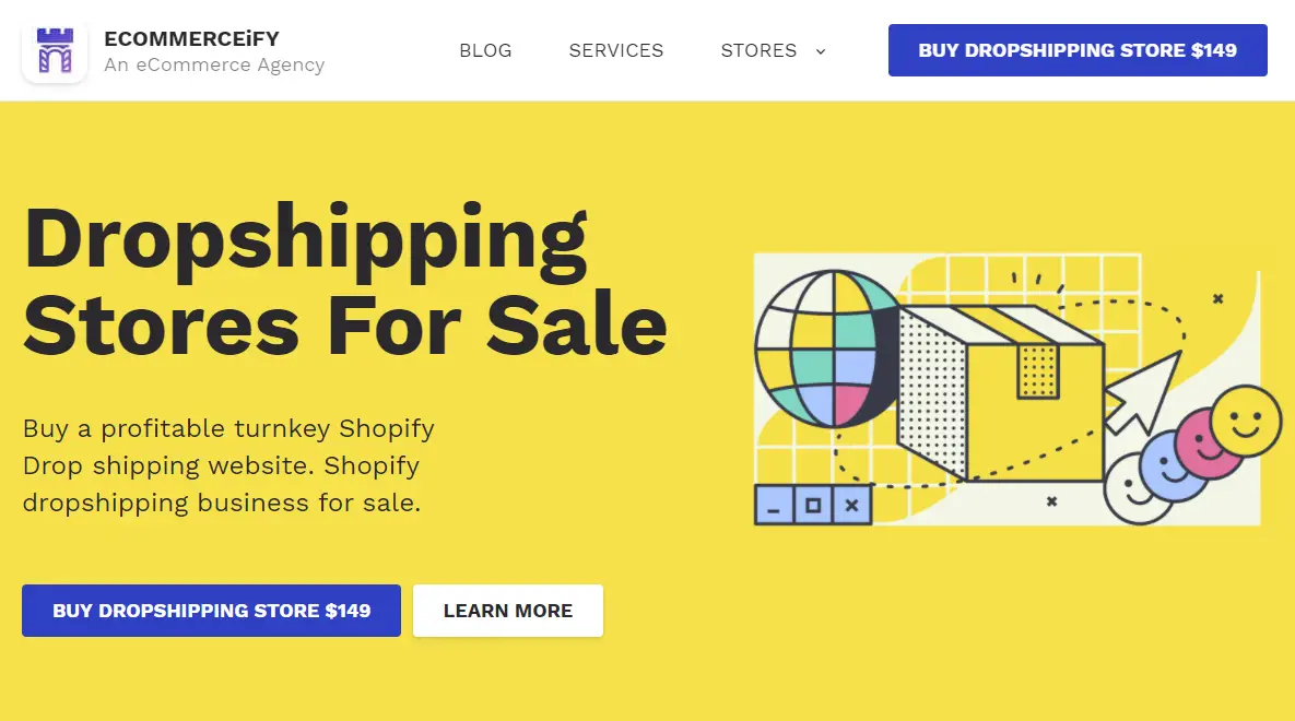 ecommercify pre built dropshipping stores